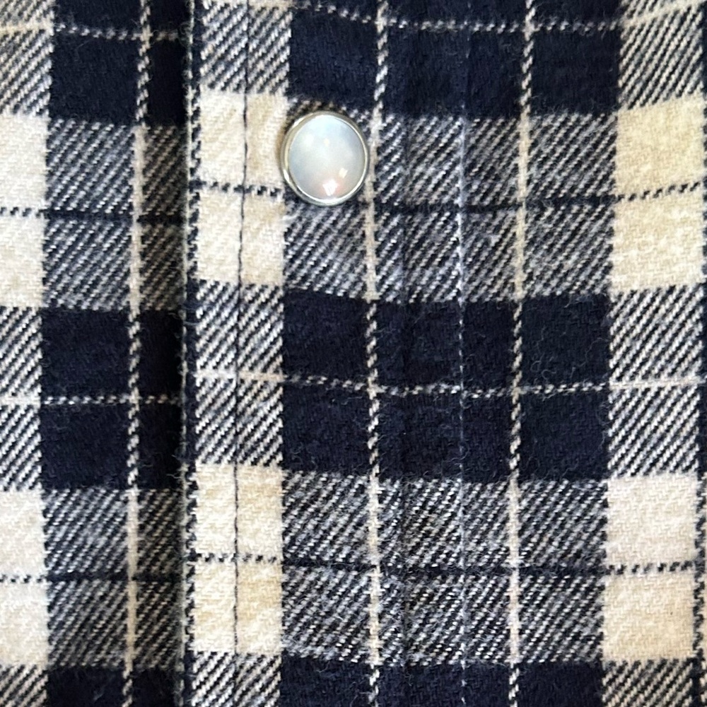 🎉 Host Pick 🎉 APC Navy Plaid Dress - Picture 8 of 10